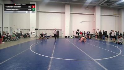 132 lbs Semis - Gunner Knudsen, Utah vs Elias Martinez, New Mexico