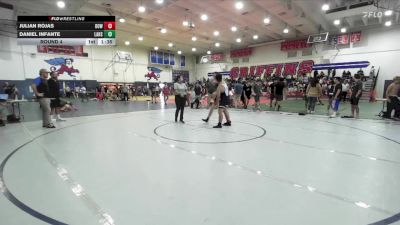 165 lbs Round 4 - Julian Rojas, Downey vs Daniel Infante, Los Alamitos High School