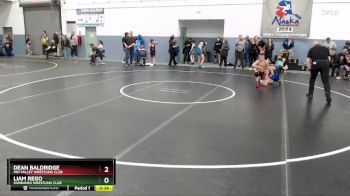 98 lbs Cons. Round 3 - Dean Baldridge, Mid Valley Wrestling Club vs Liam Rego, Fairbanks Wrestling Club