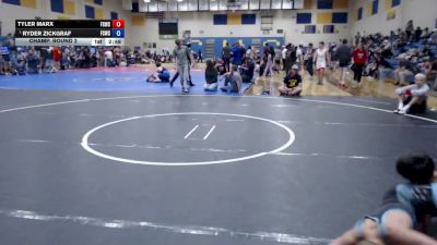 100 lbs Champ. Round 2 - Tyler Marx, Fighting Squirrels Wrestling Club vs Ryder Zickgraf, Fighting Squirrels Wrestling Club