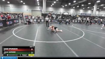 106 lbs Quarterfinal - Zack Samano, CA vs Gage Spurgeon, IA