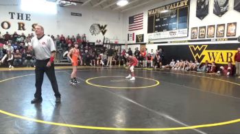 106 lbs Quarterfinal - Kade Deering, Waukon vs Jayelen Numedahl, South Winneshiek