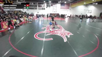 140-150 lbs Round 3 - Sophia Cardenas, The Lab Academy vs Fatima Enriquez, Chino Hills WC