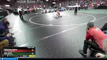 D1-113 lbs Semifinal - Ben Bast, West Bend West vs Preston Spray, Wis. Rapids Lincoln