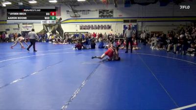 132 lbs Semifinal - Ayden Beck, Dallas Center-Grimes vs Aaron Boone, Washington