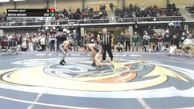 132 lbs 3rd Place - Jordan Lally, East Greenwich vs Bryce Brown, Mt. Hope