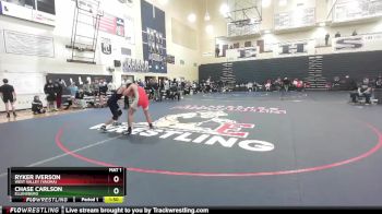 144 lbs Champ. Round 1 - Chase Carlson, Ellensburg vs Ryker Iverson, West Valley (Yakima)