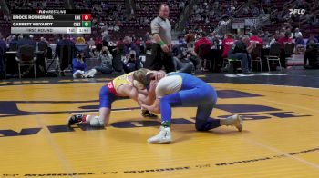 121 lbs First Round - Brock Rothermel, Line Mountain vs Garrett Weyandt, Chestnut Ridge