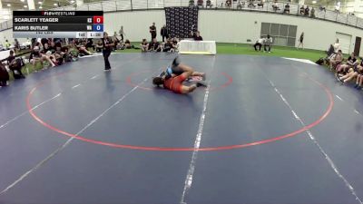 140 lbs Scarlett Yeager, Kansas vs Karis Butler, Washington