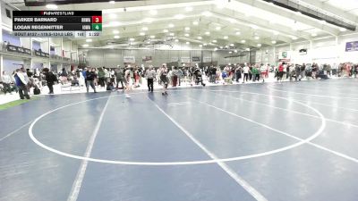 119.5-124.5 lbs Champ. Round 2 - Logan Regennitter, Iowa vs Parker Barnard, Red Hawk Wrestling Academy