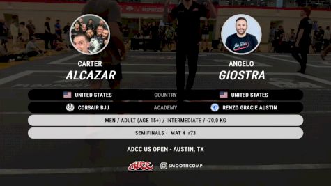 Carter Alcazar vs Angelo Giostra 2024 ADCC Austin Open