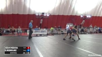 120 Semifinal Daniel Rodriguez (Nevada) vs. Aidan Medora (Wisconsin)