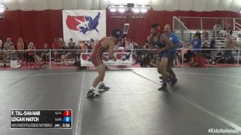128 Semifinal Logan Hatch (Wisconsin) vs. Frankie Tal-shahar (Florida)