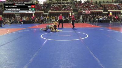 137 lbs Semifinal - Skylar Sias, Ronan Wrestling vs Xander McCann, Montana Disciples