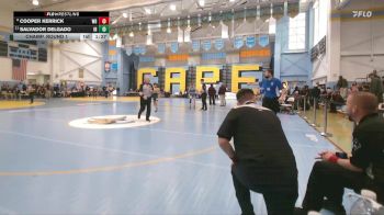 113 lbs Champ. Round 1 - Salvador Delgado, Indian River H S vs Cooper Kerrick, Woodbridge H S