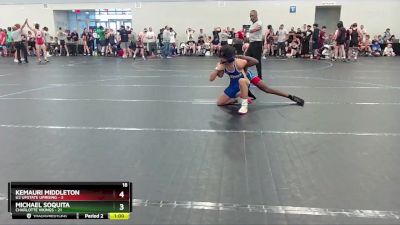 132 lbs Round 1 (6 Team) - Michael Soquita, Charlotte Vikings vs Kemauri Middleton, U2 Upstate Uprising