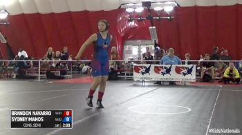 140 Cons. Semi Sydney Manos (Illinois) vs. Brandon Navarro (Illinois)