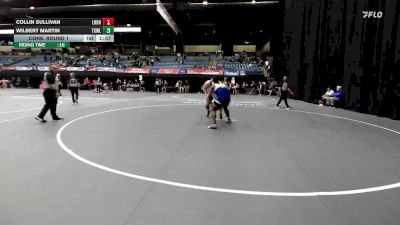 285 lbs Cons. Round 1 - Collin Sullivan, Lourdes vs Wilbert Martin, Texas Wesleyan
