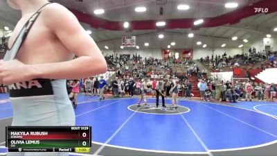 125 lbs Quarterfinal - Olivia Lemus, CIA vs Makyila Rubush, Kokomo