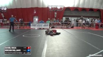 80 2nd Place Match Jordon Williams (Oklahoma) vs. Daniel Wask (New Jersey)