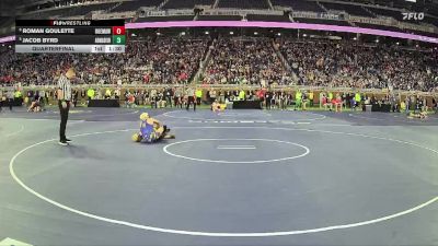 D3-113 lbs Quarterfinal - Jacob Byrd, Adrian Madison vs Roman Goulette, Ogemaw Heights HS