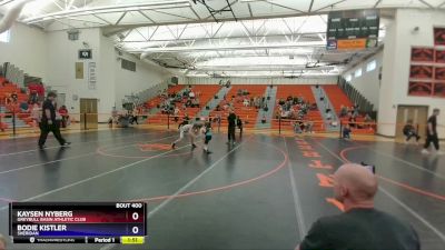 70 lbs Quarterfinal - Kaysen Nyberg, Greybull Basin Athletic Club vs Bodie Kistler, Sheridan