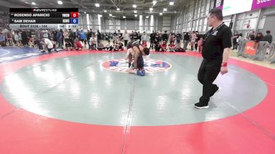 144 lbs Champ. Round 2 - Rosendo Aparicio, Victory Wrestling-Central WA vs Sam DeHan, Reality Sports Wrestling Club