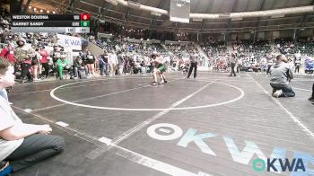 110 lbs Consi Of 8 #2 - Weston Doudna, Viking Wrestling Club vs Garret Sandy, Gore Pirates Youth Wrestling