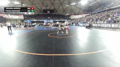Girls 2A 120 lbs Cons. Round 4 - Brianna Barriga, Grandview (Girls) vs Petra Sheppard, Chief Sealth (Girls)