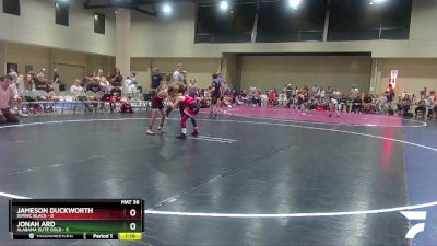 55 lbs Champ Round 1 (16 Team) - Jameson Duckworth, SVRWC Black vs Jonah Ard, Alabama Elite Gold