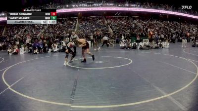 2A 144 lbs Quarterfinal - Boedi Kirkland, Newton-Conover High School vs Jazay Millner, John M. Morehead High School