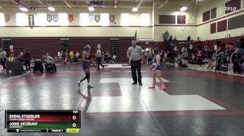 105 lbs Quarterfinal - Josie McGraw, Alburnett vs Emma Staebler, Clear Creek-Amana