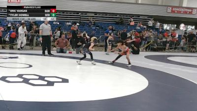 45 lbs 7th Place Match - Tyler Howell, East Noble TUF Wrestling vs Eric Vargas, Rhyno Academy Of Wrestling