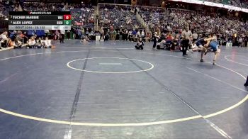 2A 132 lbs Cons. Round 2 - Tucker Massie, Washington High School vs Alex Lopez, Rutherfordton-Spindale Central High School