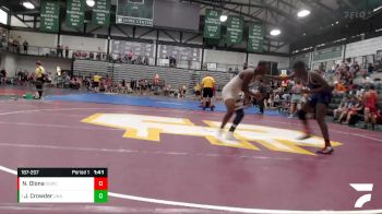 187-207 lbs Quarterfinal - Jaylen Crowder, Unattached vs Nathaniel Olona, Downers Grove Wrestling Club