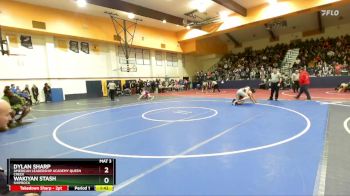 190 lbs Round 5 - Dylan Sharp, American Leadership Academy Queen Creek vs Wakiyan Stash, Shiprock