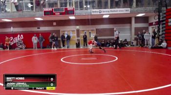 120 lbs Quarterfinal - Jaden Lerwill, Sugar Salem High School vs Brett Hobbs, Grace