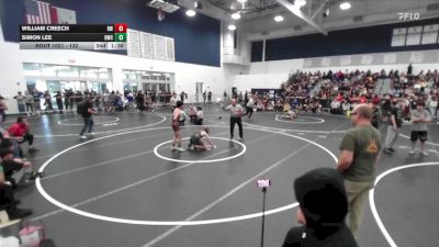 132 lbs Champ. Round 1 - Simon Lee, Bridage Wrestling Club vs William Creech, Reign WC