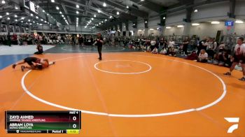 95 lbs 1st Place Match - Abram Loya, Dumas Wrestling vs Zayd Ahmed, Warrior Trained Wrestling