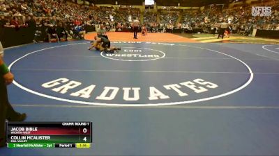 6A-150 lbs Champ. Round 1 - Collin McAlister, Mill Valley vs Jacob Bible, Wichita-West