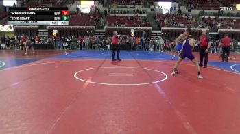 123 lbs Cons. Semi - Kye Knaff, Shepherd Wrestling Club vs Ryan Wiggins, Forsyth Wrestling Club