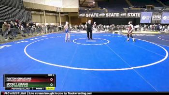 100 lbs Cons. Semi - Payton Graveline, Mat Demon Wrestling Club vs Emmett Decker, Outlaw Wrestling Club