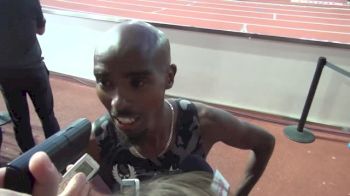 Mo Farah wins the loaded 5K in first race since May