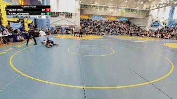 150 lbs Cons. Round 2 - Charles Perrin, Delaware Military Academy vs Jamir Ross, William Penn H.S.