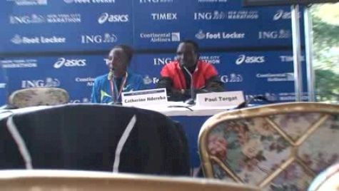 Tergat and Ndereba Press