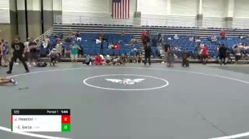 123 lbs Cons. Round 2 - Elias Garza, Warsaw Tiger Wrestling vs Jackson Heaston, Indian Creek Wrestling Club