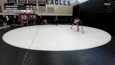 113 lbs Consolation - Johec Cintron, New Britain vs Robert Barry, Danbury