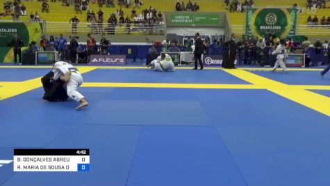 BRUNA GONÇALVES ABREU vs RENATA MARIA DE SOUSA DUARTE 2023 Brasileiro Jiu-Jitsu IBJJF