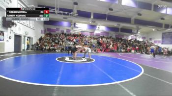 Boys 167 lbs Champ. Round 1 - Ramon Aguirre, Orland Boys vs Noeah Merrill, Foothill Boys