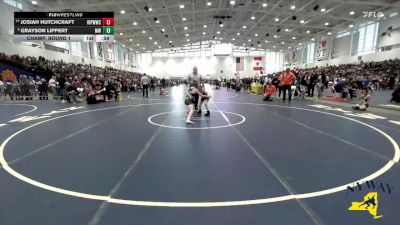 80 lbs Champ. Round 1 - Grayson Lippert, Mexico Wrestling vs Josiah Hutchcraft, Indian River Pee Wee Wrestling Club